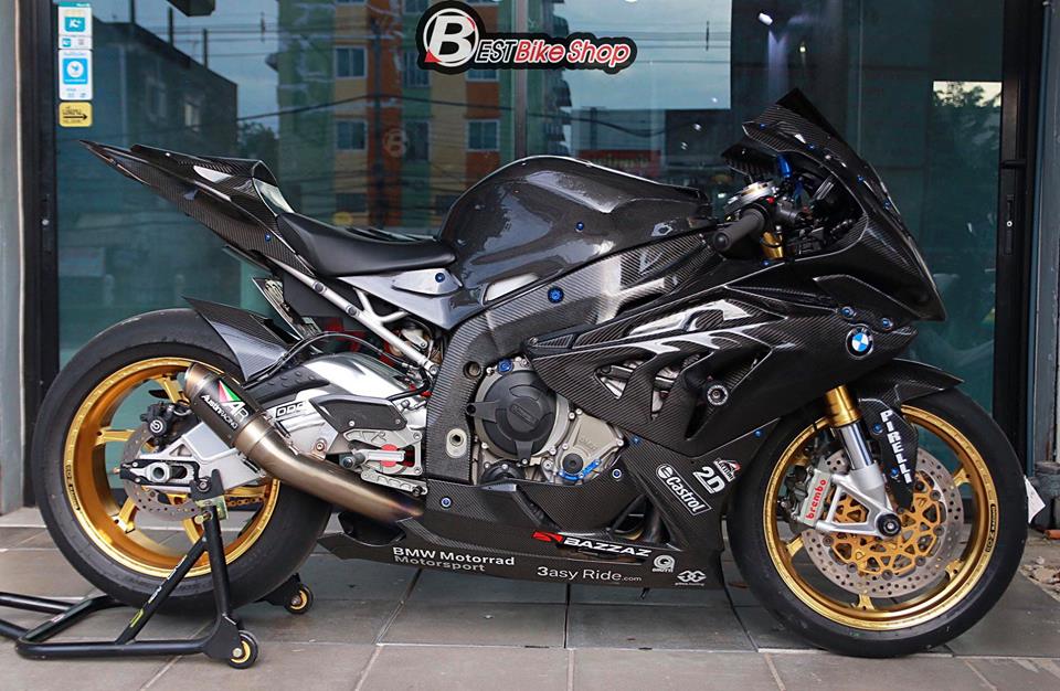 Bmw hp4 vẻ đẹp tuyệt sắc trong trang bị full áo carbon ilmberger - 18