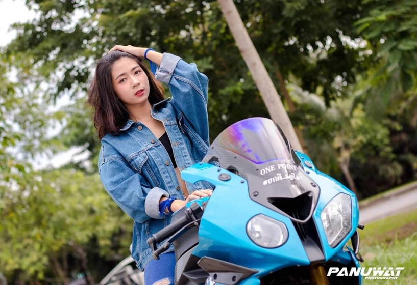 Bmw s1000rr đọ dáng nóng bỏng với hot girl thái - 1