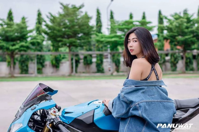 Bmw s1000rr đọ dáng nóng bỏng với hot girl thái - 5