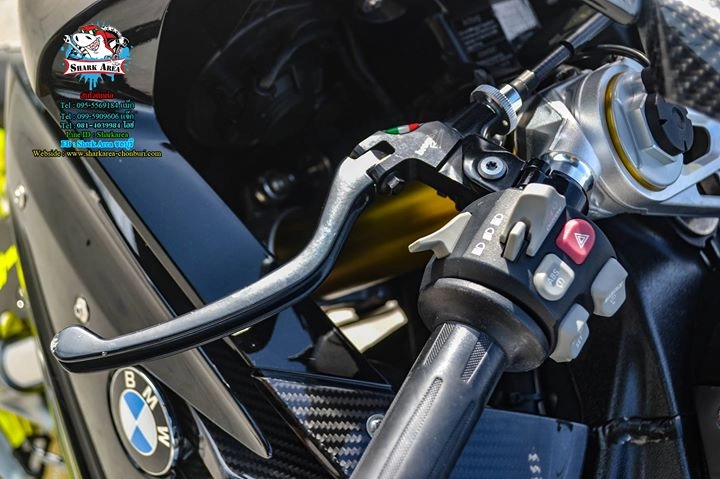 Bmw s1000rr độ nổi bật với dàn chân dạ quang - 5