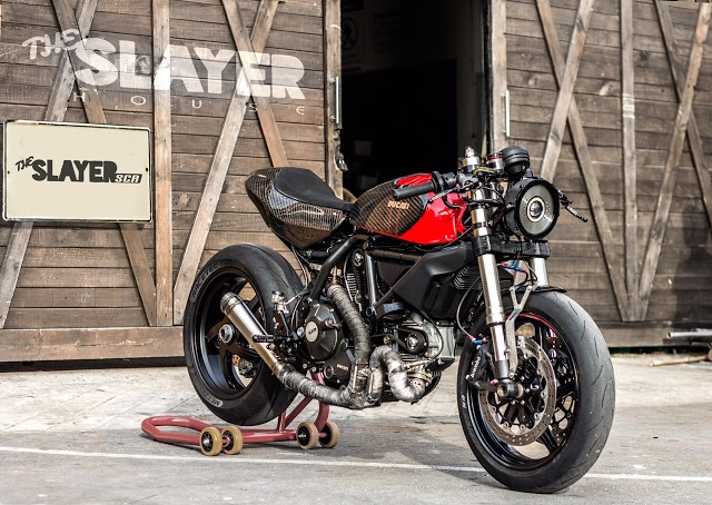 Chiêm ngưỡng cặp đôi streetfighter s và scrambler 803 mang phong cách slayer house - 5