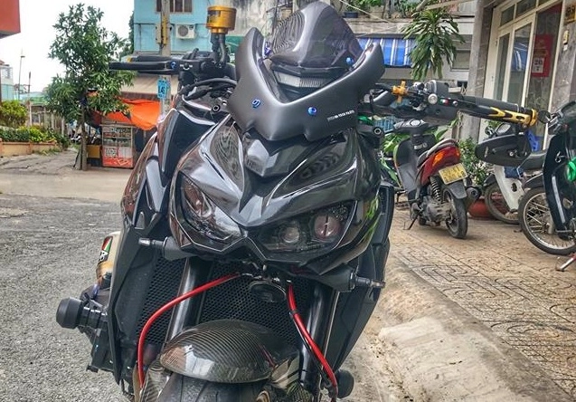 Chiêm ngưỡng kawasaki z1000 độ căng đét tại việt nam - 3