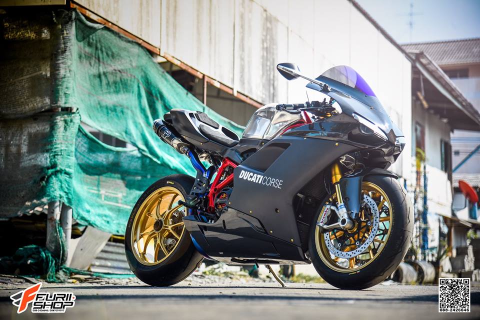 Ducati 848 evo vẻ đẹp miễn cưỡng từ biker thái - 1