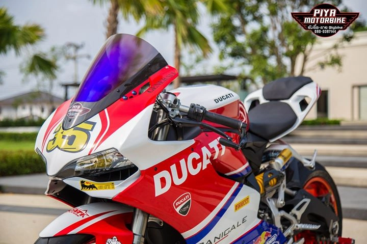 Ducati 899 panigale gây sốc với tem đấu thể thao - 4