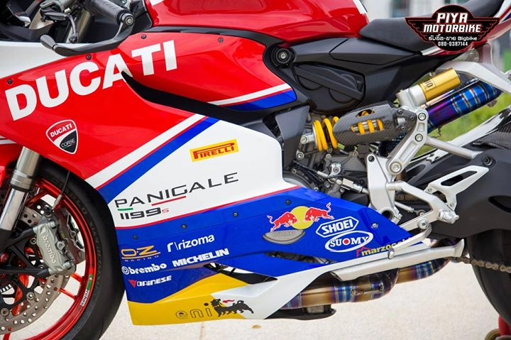 Ducati 899 panigale gây sốc với tem đấu thể thao - 11