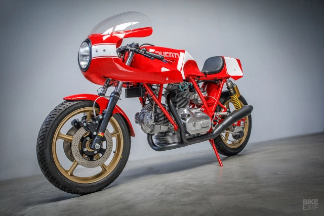 Ducati 900ss bản phục chế từ nguyên mẫu tay đua isle of man thời kì đầu - 9