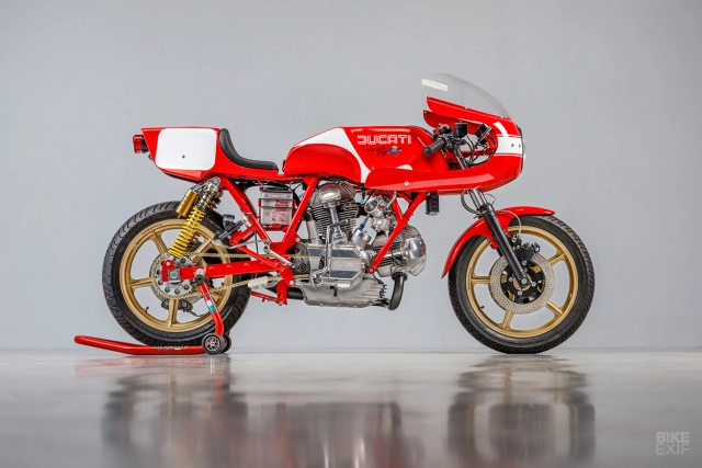 Ducati 900ss bản phục chế từ nguyên mẫu tay đua isle of man thời kì đầu - 12