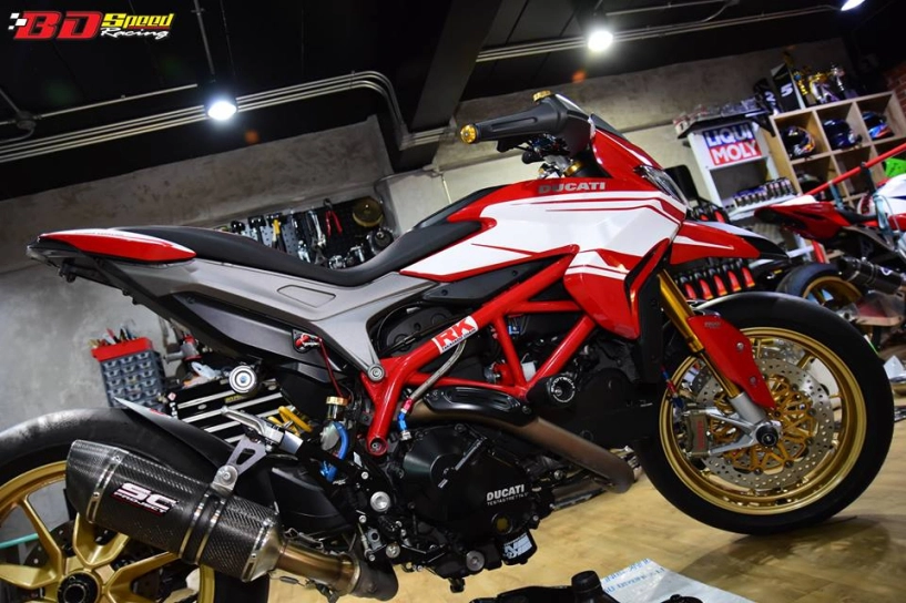 Ducati hypermotard 821 bản độ đầy hiệu năng đến từ bd speed racing - 6