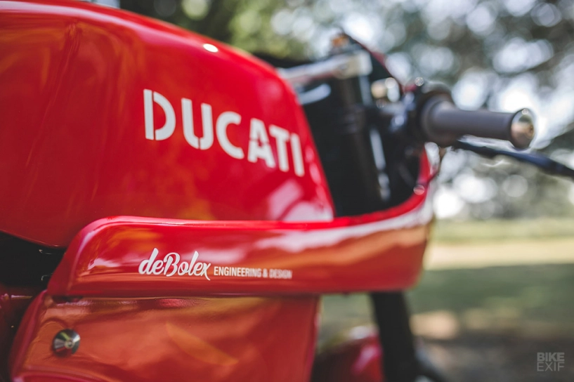 Ducati scrambler racer bản độ tuyệt phẩm theo phong cách siêu xe ferrari 250lm - 1