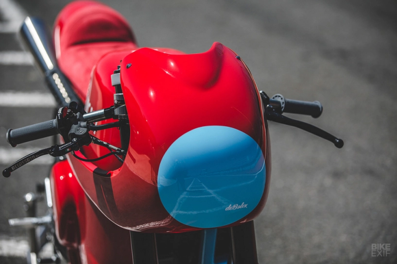 Ducati scrambler racer bản độ tuyệt phẩm theo phong cách siêu xe ferrari 250lm - 3