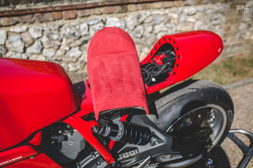 Ducati scrambler racer bản độ tuyệt phẩm theo phong cách siêu xe ferrari 250lm - 6
