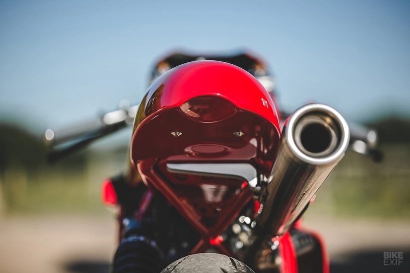 Ducati scrambler racer bản độ tuyệt phẩm theo phong cách siêu xe ferrari 250lm - 8