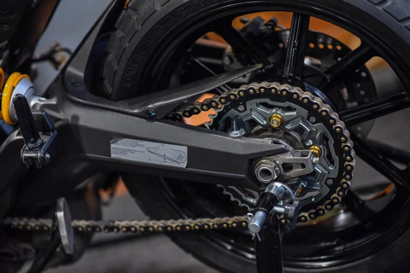 Ducati scrambler vẻ đẹp hoàn mỹ bước ra từ xưởng độ mugello - 4