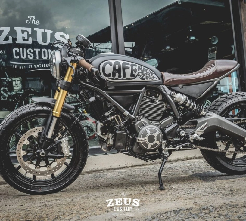 Ducati scrambler xế nổ độ bá bài của zeus custom - 2