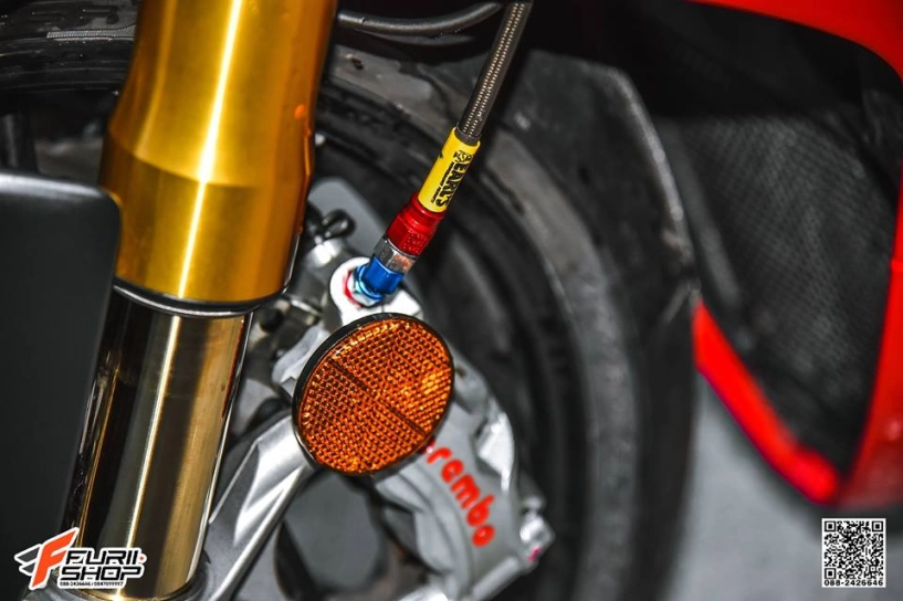 Ducati v4 panigale kết hợp tinh tế với dàn thương hiệu gale speed - 7