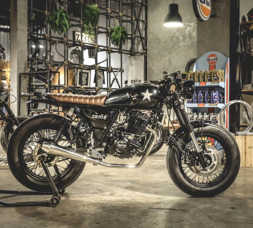 Gpx legend 200 bản độ cafe racer đậm chất thái - 1