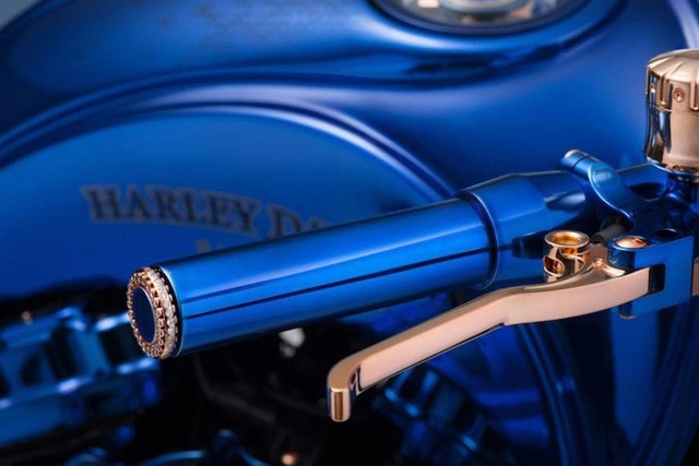 Harley davidson blue edition bản độ đắt nhất thế giới - 3