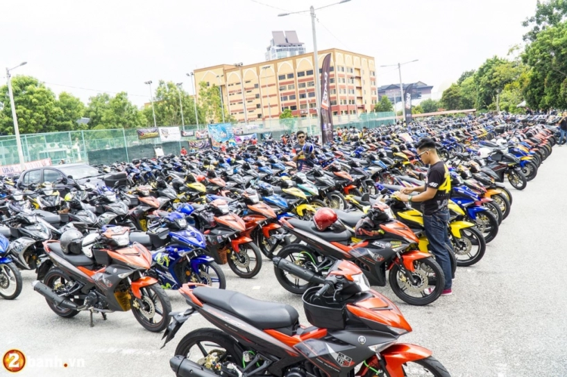 Hơn 5000 biker tham gia ngày hội mega gathering y15zr malaysia tại mitc melaka - 1