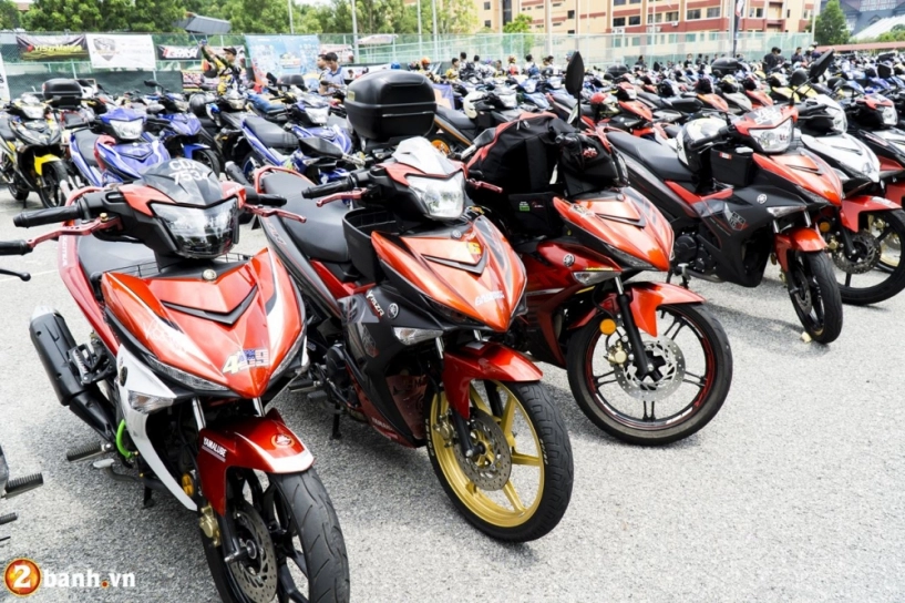 Hơn 5000 biker tham gia ngày hội mega gathering y15zr malaysia tại mitc melaka - 3