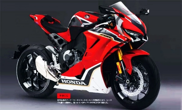 Honda cbr1000rr 2019 rò rỉ thiết kế mới và sẽ trang bị động cơ v4 - 1