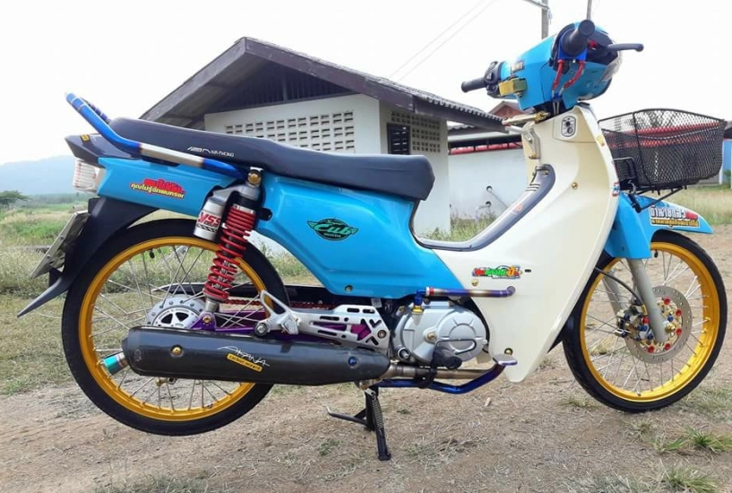 Honda cub fi độ mang vẻ đẹp độc lạ của biker xứ chùa vàng - 2