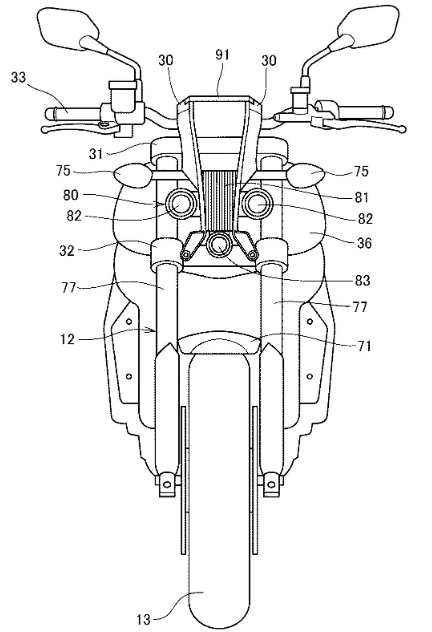 Honda đăng ký bằng sáng chế đồng hồ điều chỉnh góc nghiêng cho honda cb1000r mới - 4