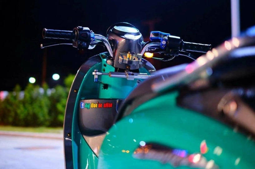 Honda scoopy độ ấn tượng với tone màu xanh nitron của biker nước bạn - 1