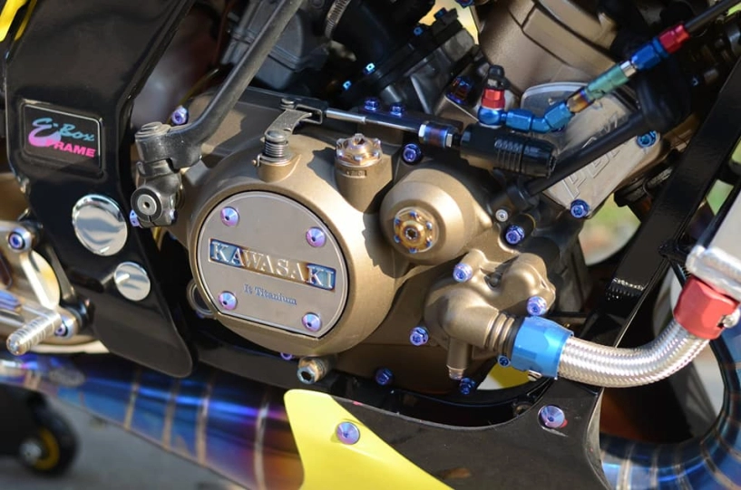 Kawasaki kips 150 độ đẹp vi diệu với option đồ chơi hiệu - 8