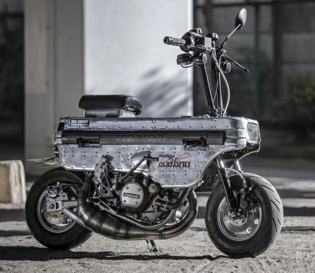 Kawasaki kips 150 độ độc nhất vô nhị với phong cách mini bike custom - 2
