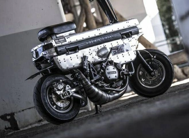 Kawasaki kips 150 độ độc nhất vô nhị với phong cách mini bike custom - 10