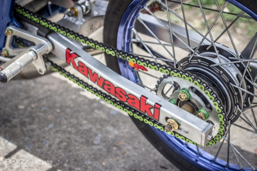 Kawasaki kr150 độ - thân xác cổ điển với option đồ chơi hiện đại - 10