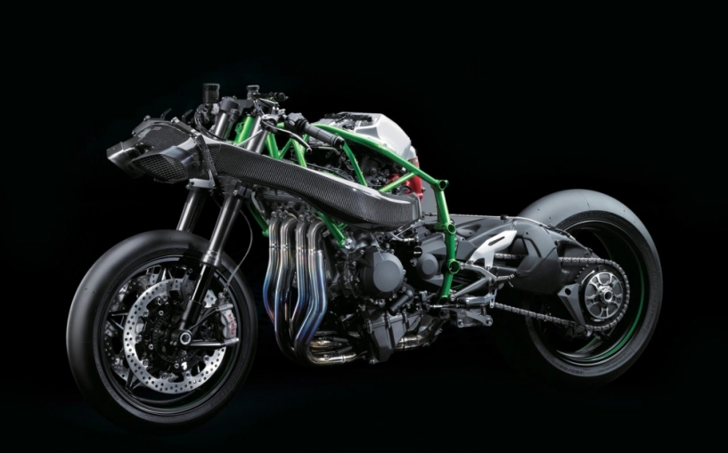 Kawasaki ninja h2 lộ diện bản design mang phong cách retro cổ điển - 4