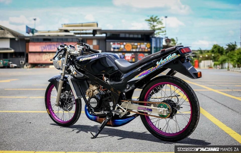 Kawasaki victor 150 bản độ hào nhoáng qua hình phong dragbike - 10