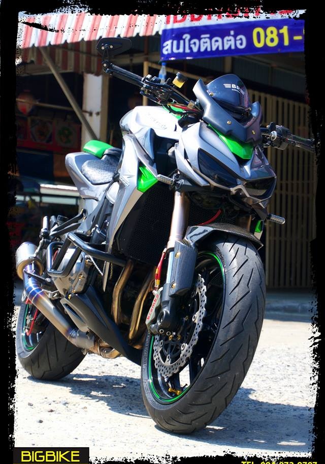 Kawasaki z1000 tạo dáng cực chất bên option hàng hiệu - 2