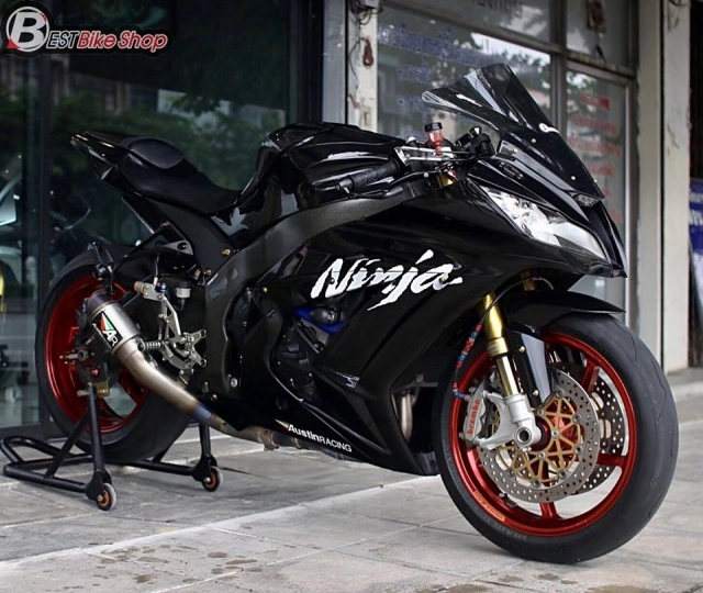 Kawasaki zx-10r bản nâng cấp với trang bị đặc biệt thửa từ đường đua - 3