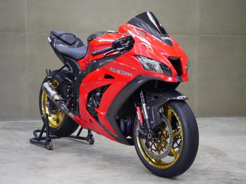 Kawasaki zx-10r bức phá ngoạn mục cùng body red sporty - 10