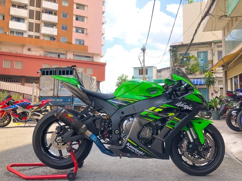 Kawasaki zx-10r ngựa chiến nâng cấp khủng tại dãi đất chữ s - 1