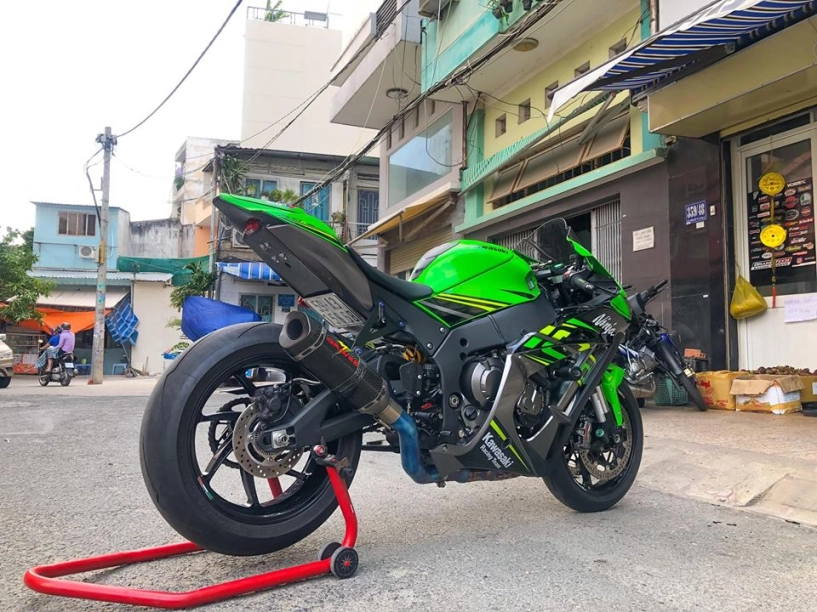 Kawasaki zx-10r ngựa chiến nâng cấp khủng tại dãi đất chữ s - 9