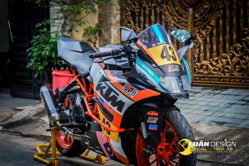 Ktm rc 390 độ phong cách tem đấu limited rc 390 r cực chất - 6