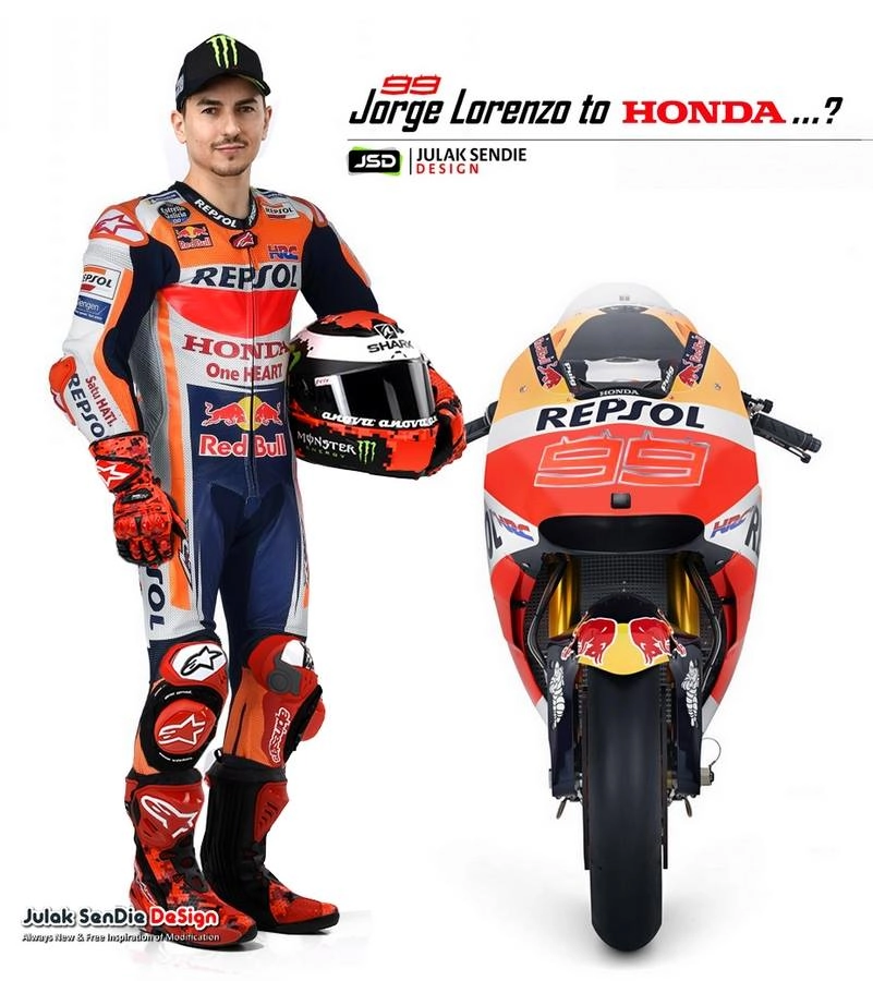 Lorenzo chính thức về đội đua honda repsol racing team vào motogp 2019 - 1