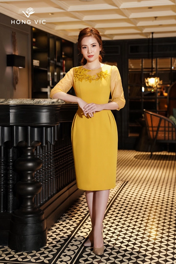 Mc đan lê xinh đẹp tỏa nắng trong bst xuân hè của hong vic fashion - 2