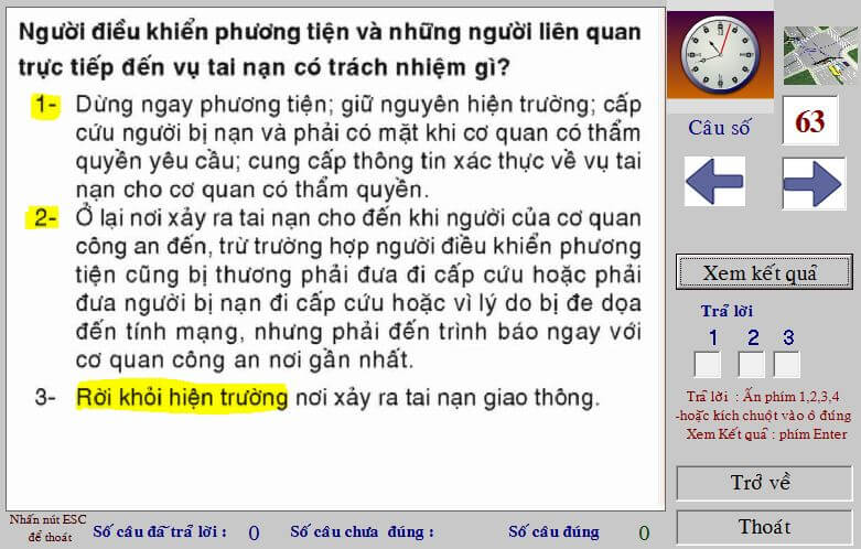 Mẹo thi lý thuyết 150 câu bằng lái xe máy cho người lười học - 6