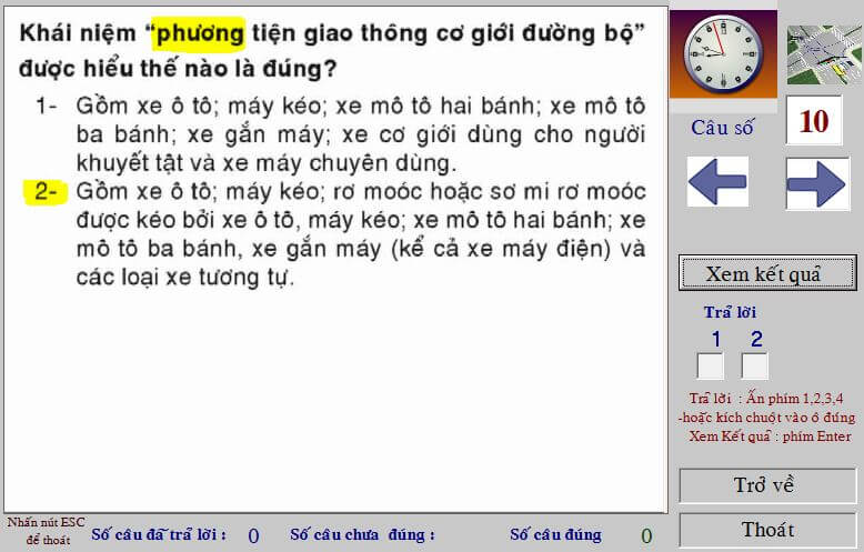 Mẹo thi lý thuyết 150 câu bằng lái xe máy cho người lười học - 12