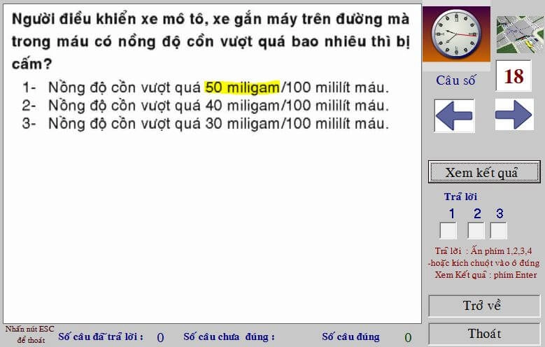 Mẹo thi lý thuyết 150 câu bằng lái xe máy cho người lười học - 22