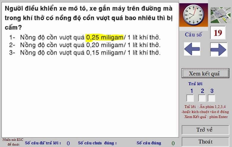 Mẹo thi lý thuyết 150 câu bằng lái xe máy cho người lười học - 23