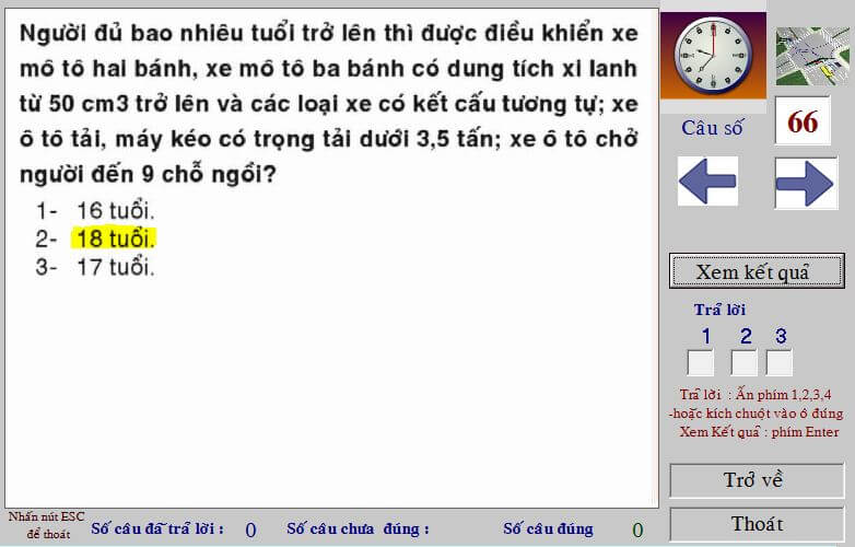 Mẹo thi lý thuyết 150 câu bằng lái xe máy cho người lười học - 24