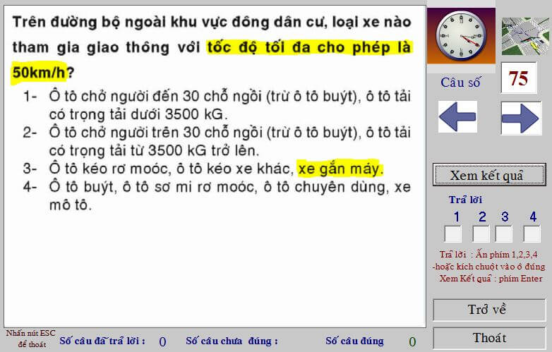 Mẹo thi lý thuyết 150 câu bằng lái xe máy cho người lười học - 33