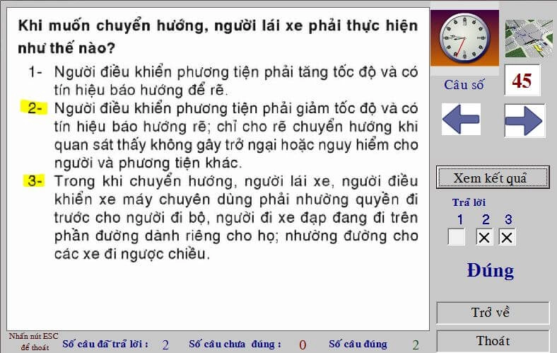 Mẹo thi lý thuyết 150 câu bằng lái xe máy cho người lười học - 36