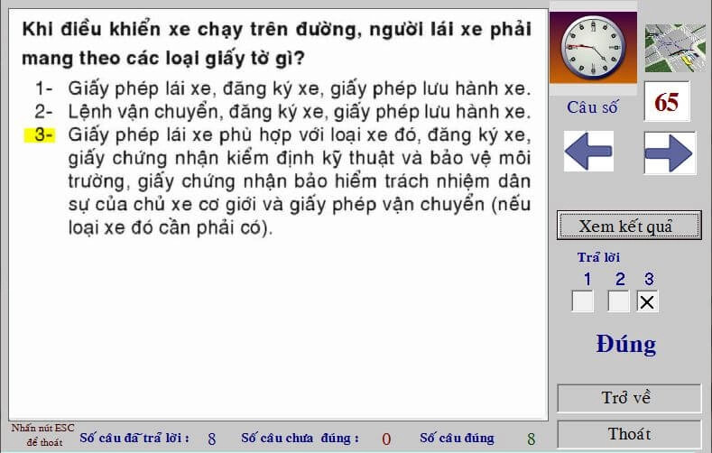 Mẹo thi lý thuyết 150 câu bằng lái xe máy cho người lười học - 42