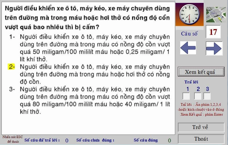 Mẹo thi lý thuyết 150 câu bằng lái xe máy cho người lười học - 43